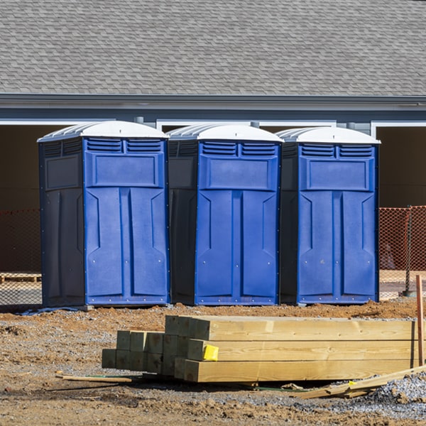 do you offer hand sanitizer dispensers inside the portable restrooms in Lelia Lake